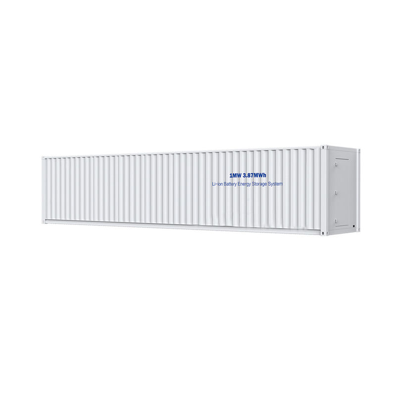 Integrierendes Solar-1mw 3.87mwh alle in einem HVAC-Versandverpackungs-Batterie-Speicher im Freien
