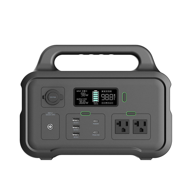 wieder aufladbare tragbare tragbare Energiequelle 600W Kraftwerk Mppt mit Wechselstrom-Ausgang
