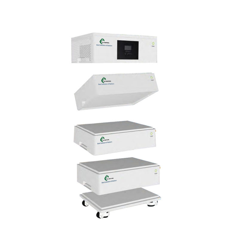 stapelbare 15kw Batterieanlage 48v 300ah weg von der Gitter-Energie-Speicher-wieder aufladbaren Lithium-Batterie