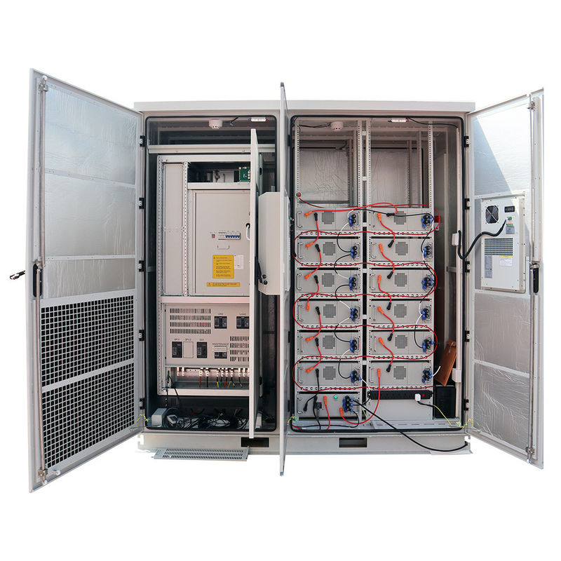 Lithium-Ion Phosphates 100ah des Energie-Speicher-Kabinett-50W 100kW Batterie-Speicher im Freien