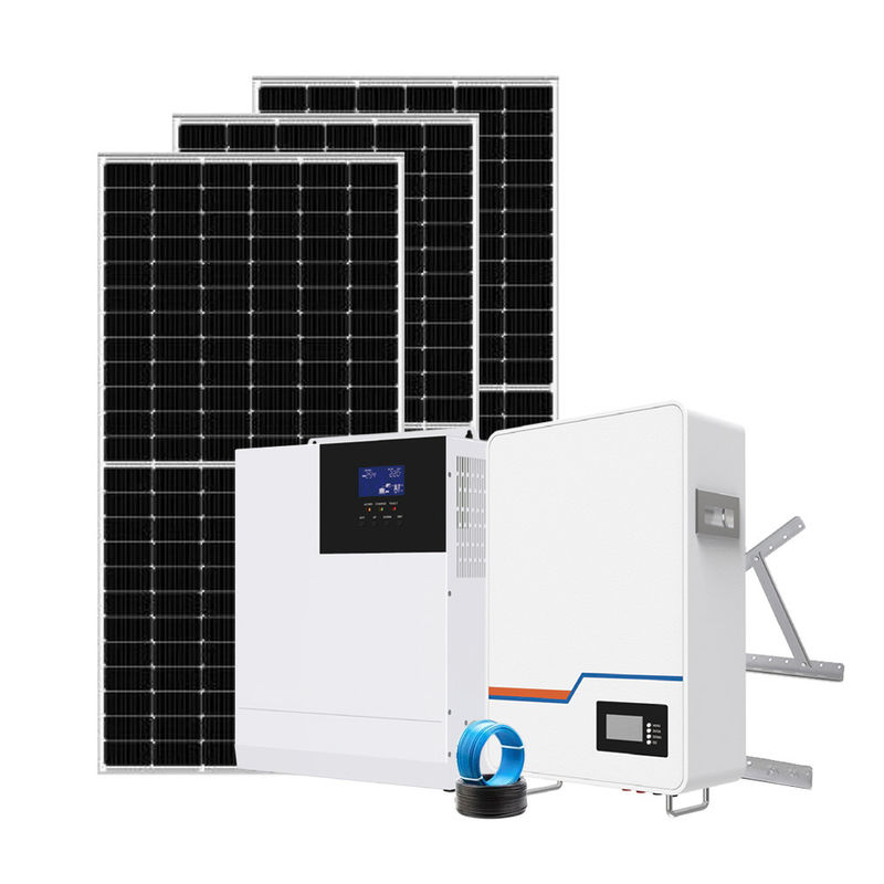 Alle in einem Wohnniedrigen Volt des Solarenergie-System-51.2V 5.1KWh an der Wand befestigt