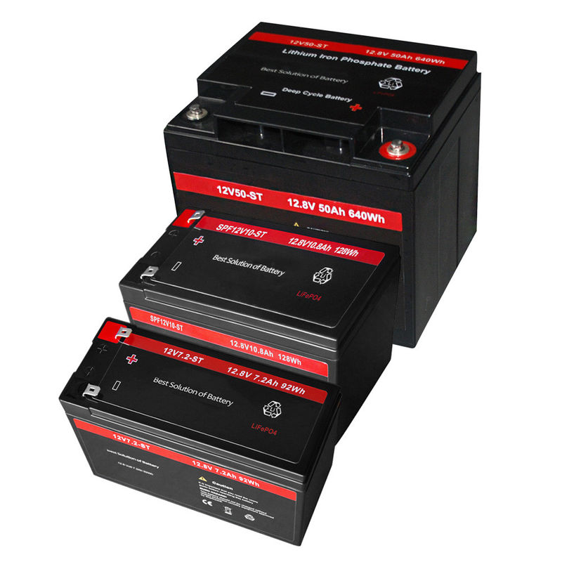 12 V 50 Ah 7,5 Ah 10 Ah 640 Wh wiederaufladbare Lifepo4-Batterie für Außenanwendungen