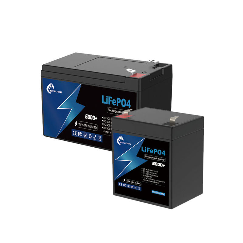 6ah 8ah 12V Lifepo4 Batterie Energiezelle Li-Ionen-Akku mit langem Lebenszyklus