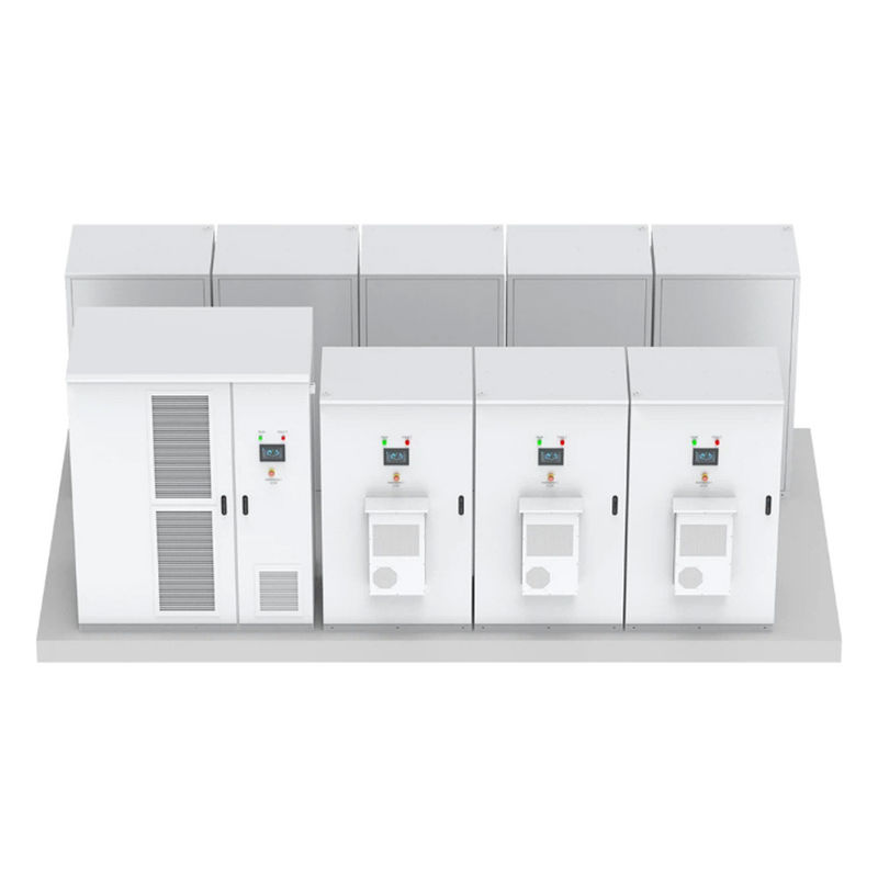768V 500kW Skalierbarer Außenenergie-Speicher 62,5KW*8 Lithiumbatterie