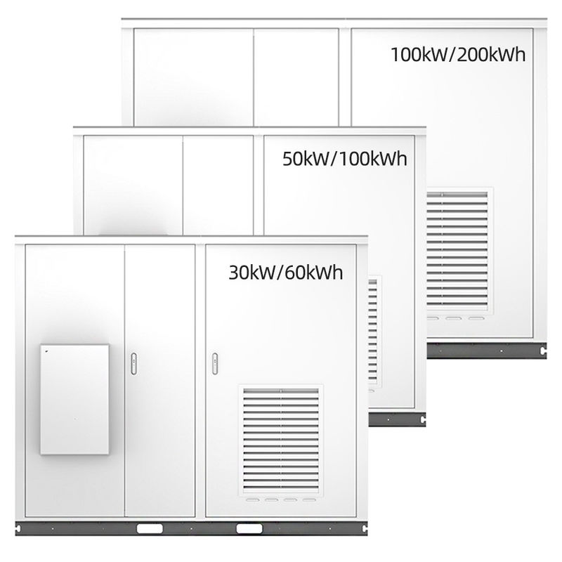 60 kWh bis 200 kWh tragbares Energiespeicher für Industrieanwendungen mit hoher Kapazität im Freien