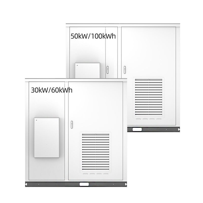 30kW Außenschrank Energiespeichersystem 100kWh Solarschrank mit Inverter