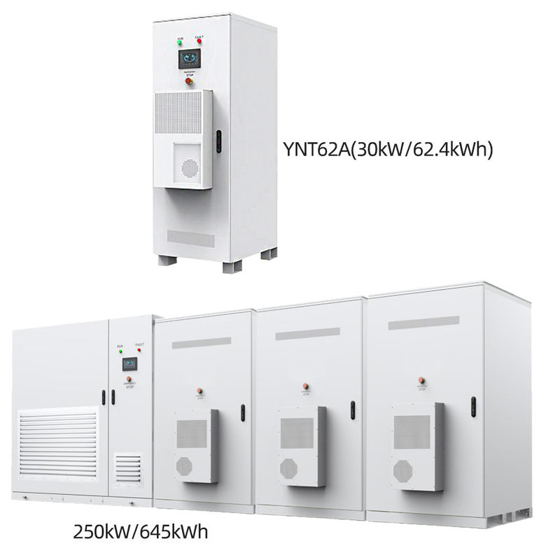 95% vorinstalliertes Energiespeicher 62 kWh und 645 kWh On-Grid-Off-Grid-Batteriespeicher