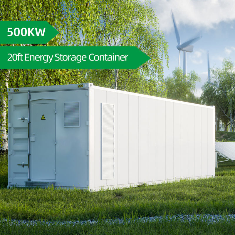 500 kW Batterien Lithiumsystembehälter 20 Fuß Solarenergie Speicherbehälter für die Industrie
