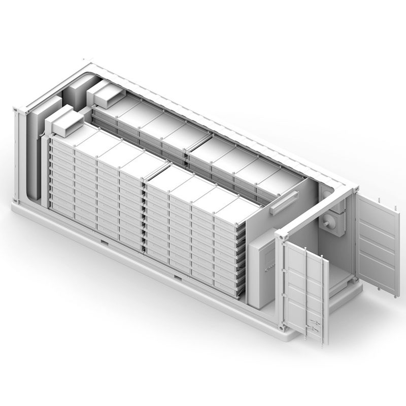Hochspannung 500KW 1mwh Solarbatterie Energiespeichersysteme Industrie 1MW Behälter BESS Handelsbehälter