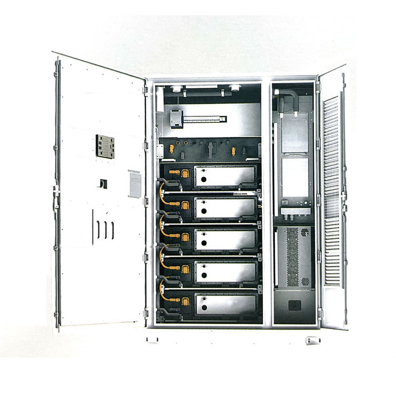 Hybridnetz-Energiespeicher 100kW 215kWh Flüssigkeitskühlung Intelligente All-in-One BESS Neue Energiespeicher