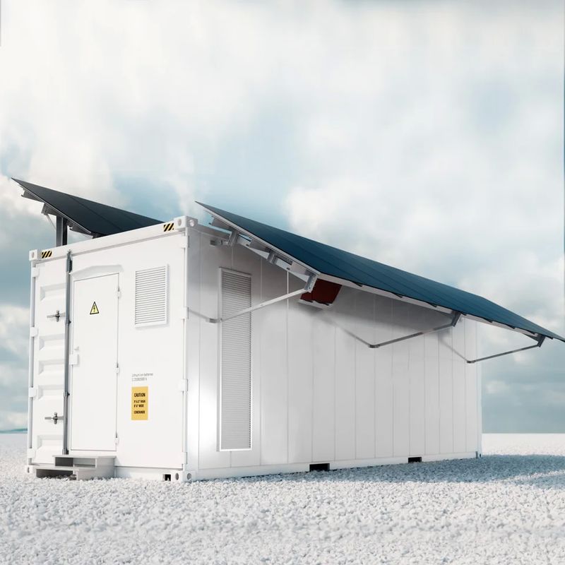 Container Energiespeichersystem 18*4P384S Konfiguration und Gewicht von 75 t für maximale Kapazität